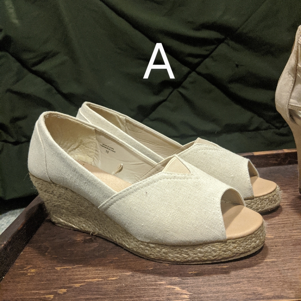 ✨Ardene's beige wedge